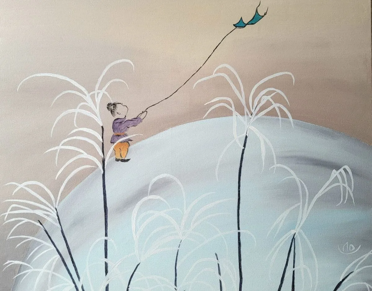 Appel-du-ciel-Art-serenite-NathalieDelhom Oser l'imaginaire-Exposition chez Laboratoires JZ SANTE NATURELLE-NathalieDelhom