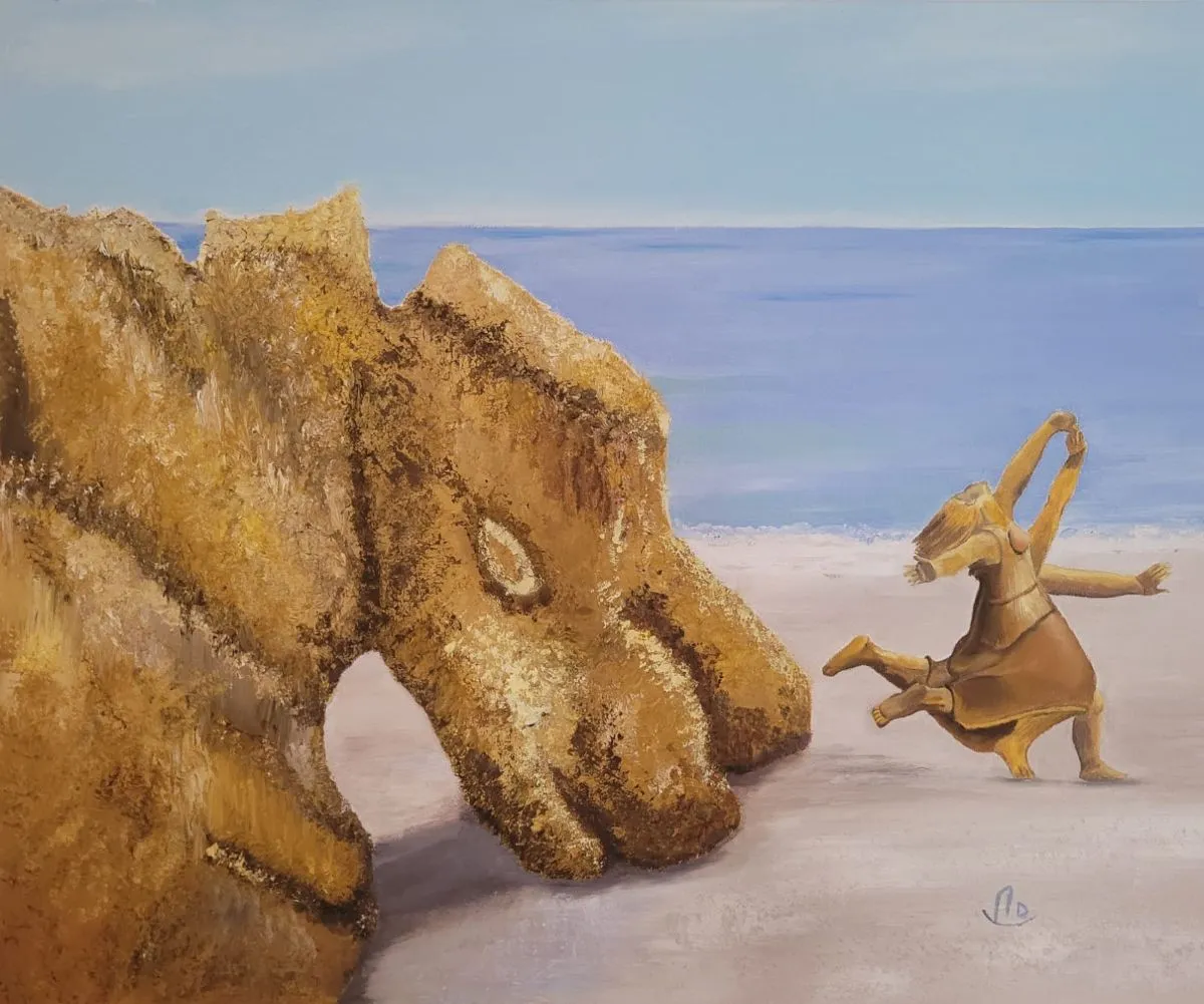 Instinct-retrouve-art-serenite-NathalieDelhom Oser l'imaginaire-Exposition chez Laboratoires JZ SANTE NATURELLE - Nathalie Delhom